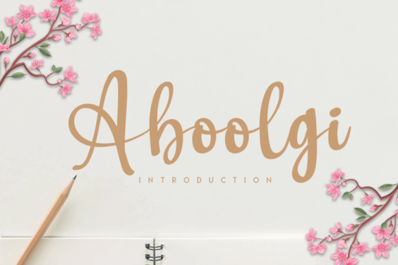 Aboolgi: A Script Font for Real-World Design
