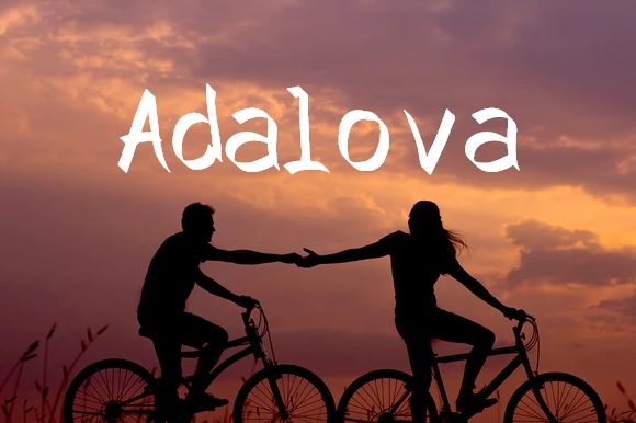 Adalova: A Friendly Handwritten Font
