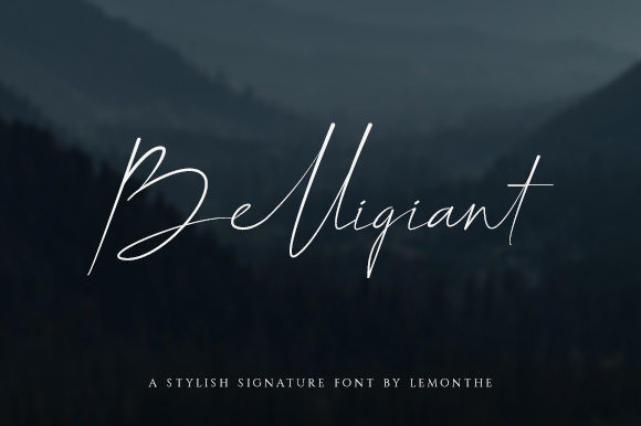 Belligiant: A Beautiful Script Font