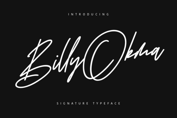 Billy Okma: A Charming Script Font