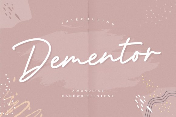 Dementor Font: Elegant Script for Web Design