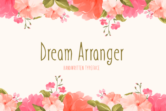 Dream Arranger: A Cute Handwritten Font