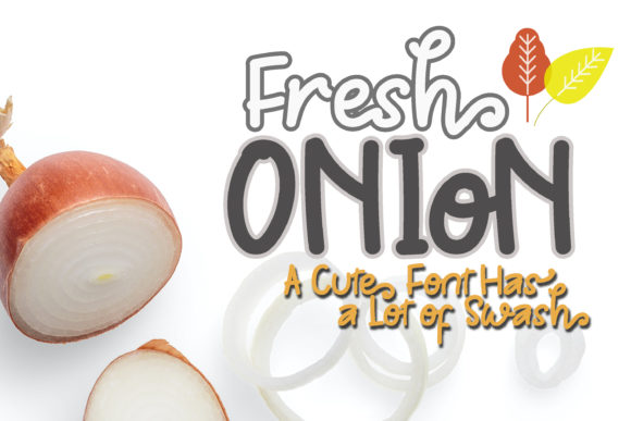 Fresh Onion Font: A Handwritten Touch
