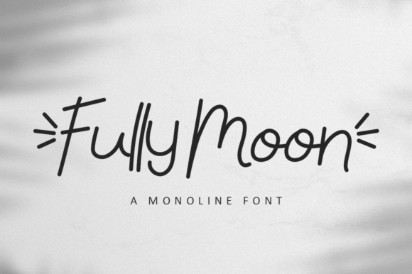 Fully Moon Font: A Creative Touch for Your Brand