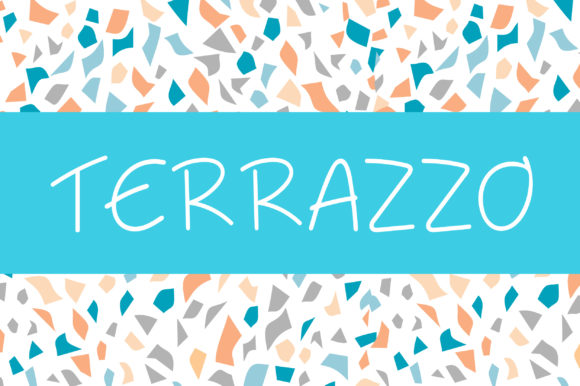 Handwritten Elegance with Terrazzo