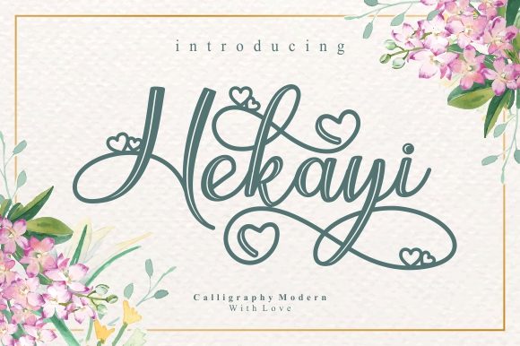 Hekayi: A Beautiful Handwritten Font