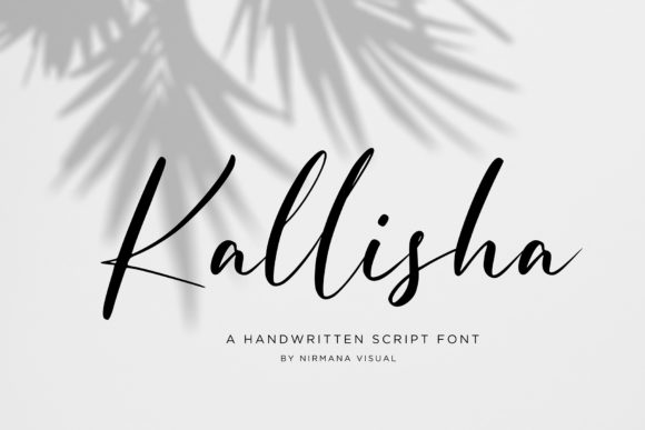 Kallisha: A Flowing Handwritten Font