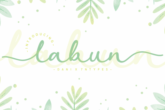 Labun: A Handwritten Font for Creative Makers