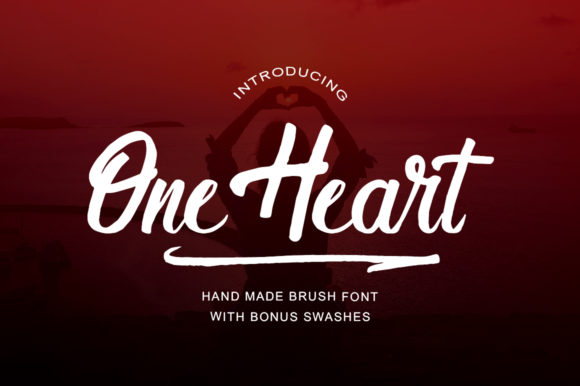 One Heart Font: Handwritten Elegance for Crafters