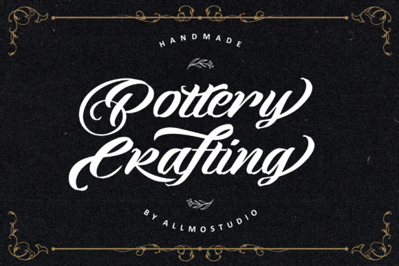 Pottery Crafting Font: A Friendly Typeface for Creative Marketing