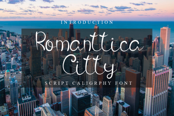 Romanttica Citty: A Romantic Typeface for Campaigns
