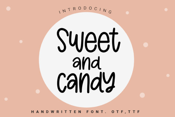 Sweet and Candy Font for Creative Projects